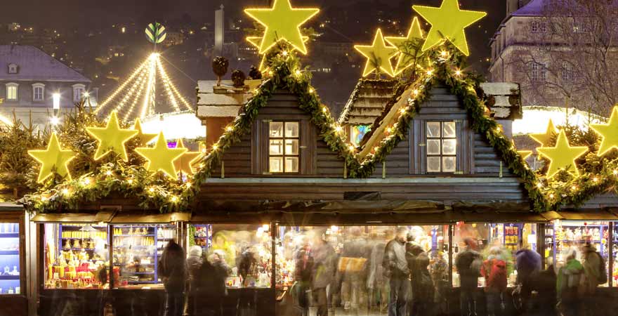 weihnachtsmarkt in Stuttgart in Deutschland