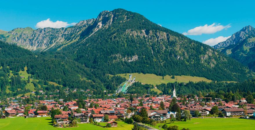 Panoramablick auf Oberstdorf