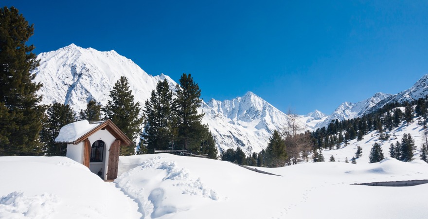 Winterlandschaft im Ötztal