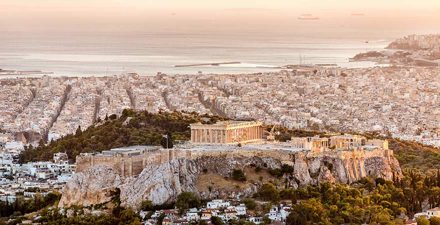 Athener Akropolis in Griechenland